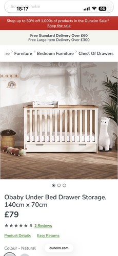 Obaby cassetto portaoggetti - obaby,