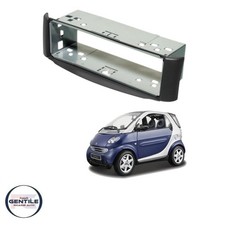 MASCHERINA AUTORADIO STEREO SMART FORTWO GRIGIO 1-DIN ADATTATORE CORNICE RADIO