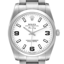 Rolex Air King 34mm White Dial