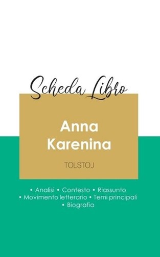 Scheda libro anna karenina - scheda, di
