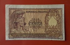BANCONOTA 100 LIRE 1951 ITALIA