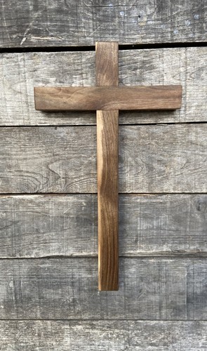 Croce legno noce - legno,