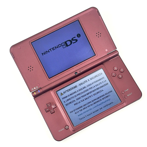 Nintendo dsi bordeaux rossa - nintendo,
