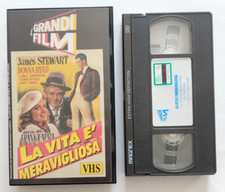 Vhs La Vita E' Meravigliosa Film Commedia James Stewart Videocassetta (V201)