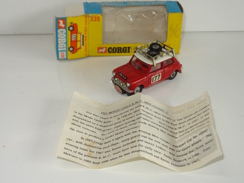 Corgi 339 mini cooper monte - 339,