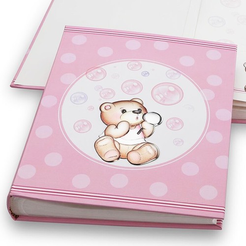 Album fotografico orsetto - orsetto, rosa
