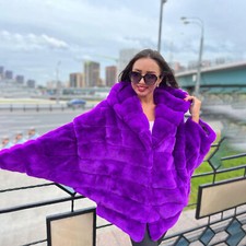 Poncho elegante cappuccio