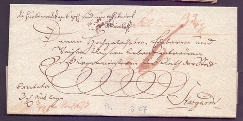 Busta pieghevole per - , lettera