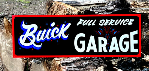 Insegna verniciata buick - lg.,