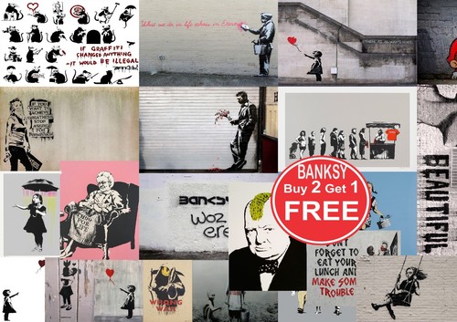 Banksy street art cool - street,