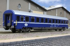 LS MODELS 47303 SBB CFF FFS CUCCETTA LIEGEWAGEN EUROFIMA Bcm BLU OLD LOGO NEW