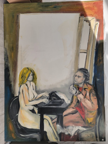 Omaggio guttuso 250x180cm - omaggio,