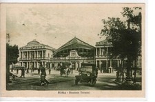 Cartolina roma stazione - cp,