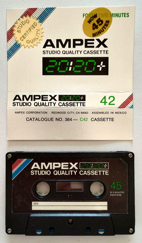 Ampex 42 now 45 - now,