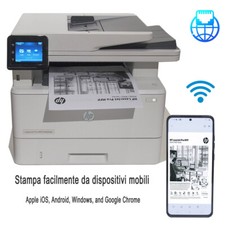 Stampante HP LaserJet Professional MFP M426fdw Ethernet WiFi Printer Revisionata