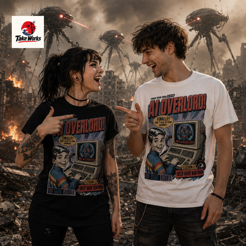 Shirt overlord retro - t-shirt, ai