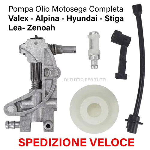 Pompa olio motosega 45cc 52cc
