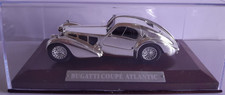 Die Cast Silver Cars Collection - Bugatti Coupé Atlantic - 1/43