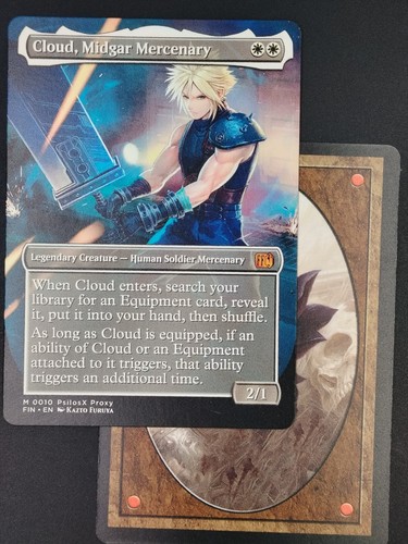 Mtg cloud midgar mercenary - mtg,