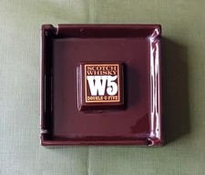 Posacenere W5 Double U Five Scotch Whisky ceramica Seven Houses