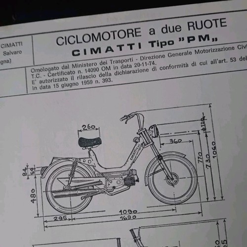 Cimatti scheda - cimatti, 50