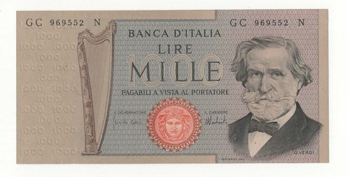1000 lire giuseppe - giuseppe, verdi