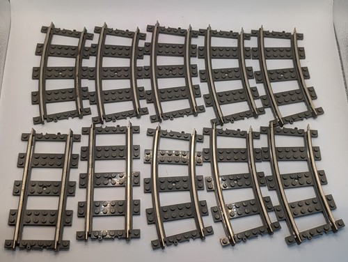 Lego vintage binari treno 9v - vintage,