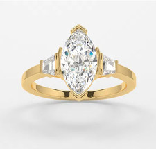 Fede Nuziale Diamante Oro