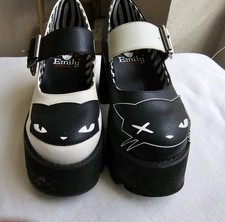 Scarpe da donna Dolls Kill x Emily The Strange Cat You Later Mary Jane taglia 5