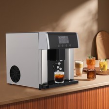 Nugget Ice Maker 33lbs Countertop Pebble Ice Maker Machine Self-Cleaning ZB-10E