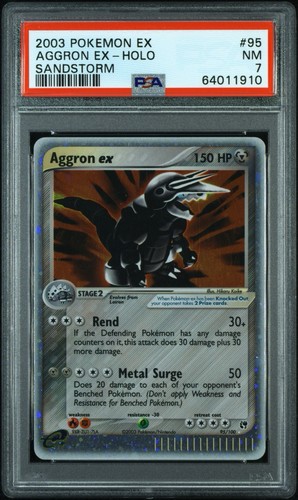 Pokemon aggron holo carta - pokemon,
