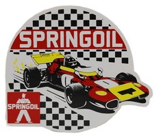 adesivo springoil gruppo corse formula rally fiat abarth alfa romeo auto epoca