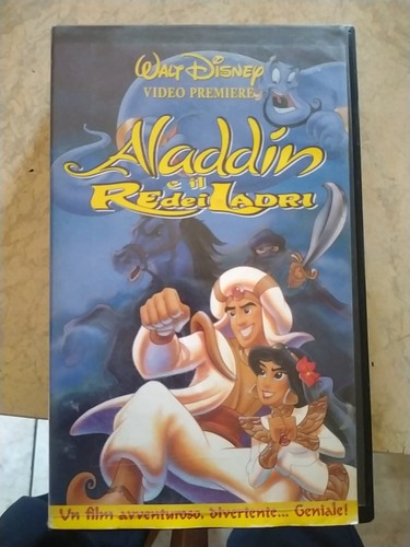 Videocassetta vhs alladin e - vhs,