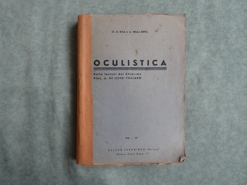 Oculistica dalle lez del - lez.,
