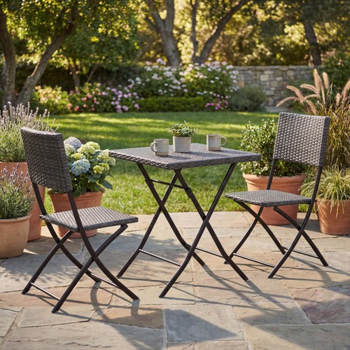Set bistrot posti rattan - set, 2