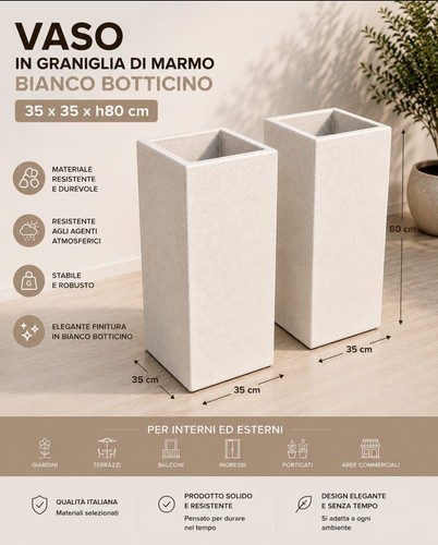 Vasi alti graniglia di - in,