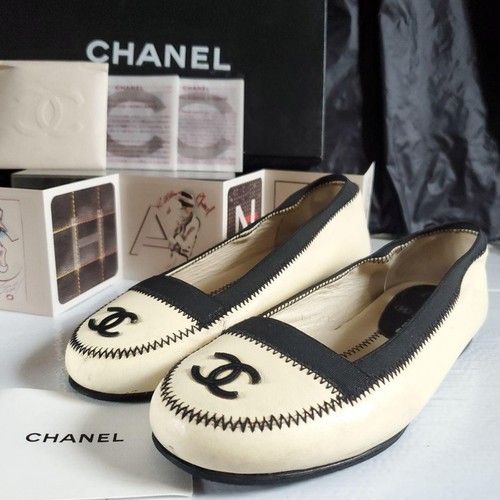 Scarpe chanel slip bianche - slip,
