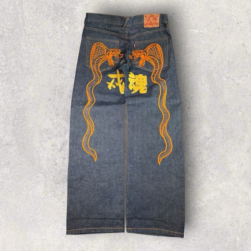 Jeans denim vintage - evisu, uomo