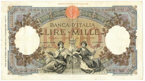 1000 lire capranesi - 1000,