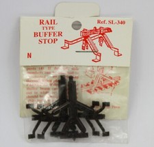 PECO SL-340 COPPIA PARAURTI BUFFER BINARIO MORTO FINE CORSA per PLASTICI SCALA N