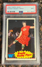 1985 Topps WWF #7 Rowdy Roddy