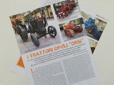 Clipping Ritaglio Articolo 2014 I Trattori degli ORSI Dagli Inizi alla Chiusura