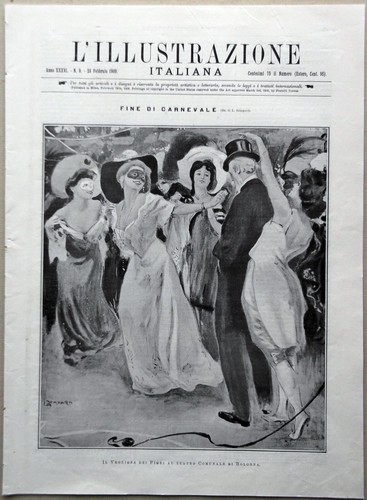 Illustrazione italiana 1909 - illustrazione,