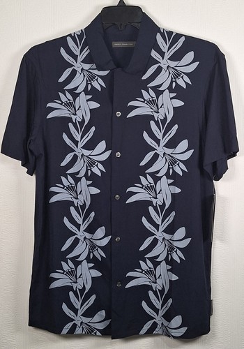Camicia manica corta blu navy