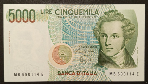 5000 lire 1988 fds - 12/01/1988,