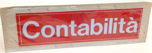 Contabilita insegna cartello - contabilita', insegna/cartello
