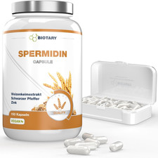 Spermidina 6 Mg 150 Capsule | Incluso Il Portapillole | Testato in Laboratorio |