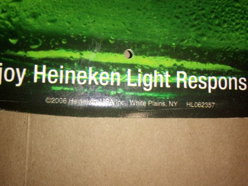 Insegna birra heineken - insegna,