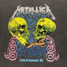 T-shirt concerto Metallica '92