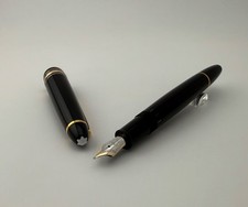Montblanc Meisterstück vintage n. Penna stilografica 146 LeGrand nera pennino...
